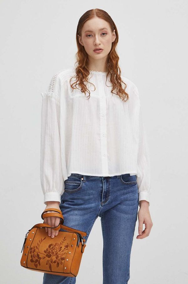 Medicine Bluza Medicine za žene, boja: bijela, bez uzorka