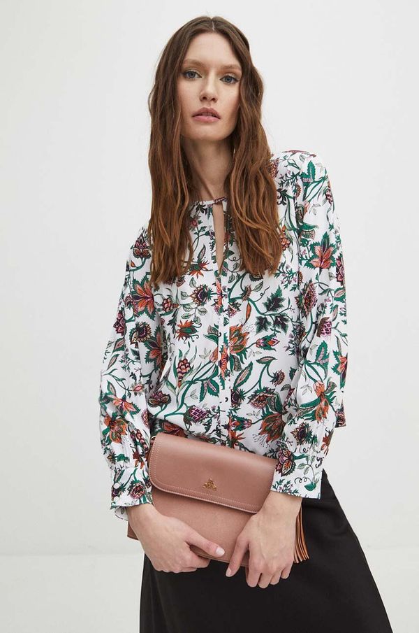 Medicine Bluza Medicine za žene, boja: bijela, s uzorkom