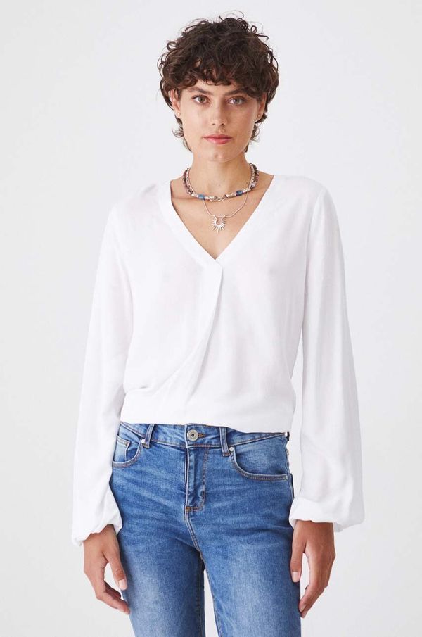 Medicine Bluza Medicine za žene, boja: bijela, s uzorkom