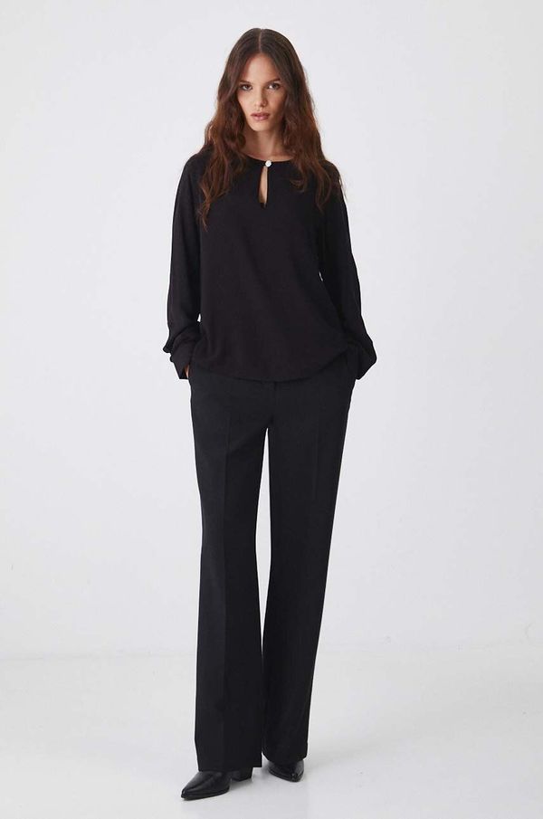 Medicine Bluza Medicine za žene, boja: crna, bez uzorka