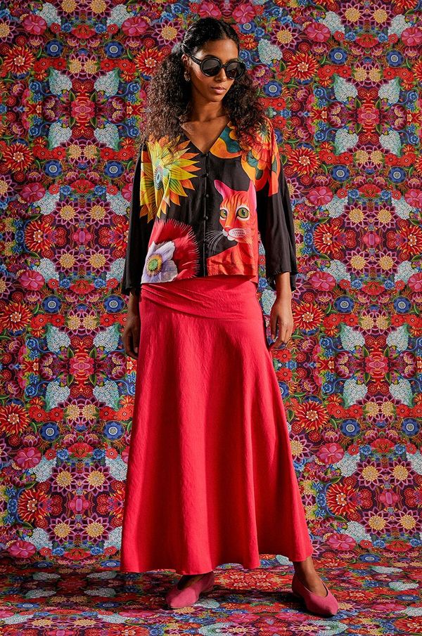 Medicine Bluza Medicine za žene, boja: crna, s uzorkom