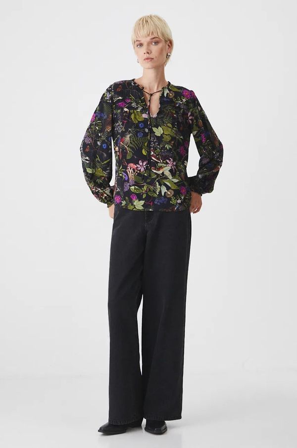 Medicine Bluza Medicine za žene, boja: crna, s uzorkom