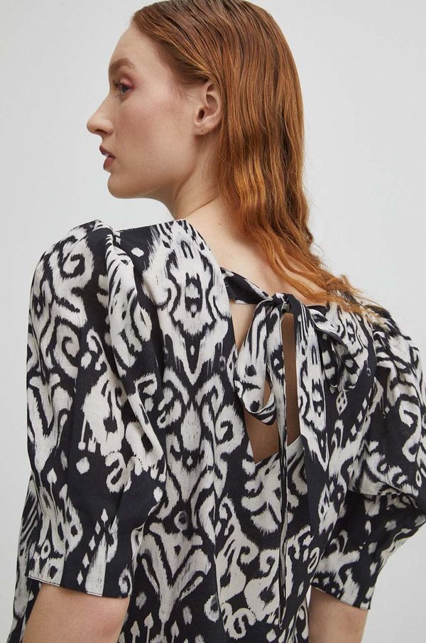 Medicine Bluza Medicine za žene, boja: crna, s uzorkom