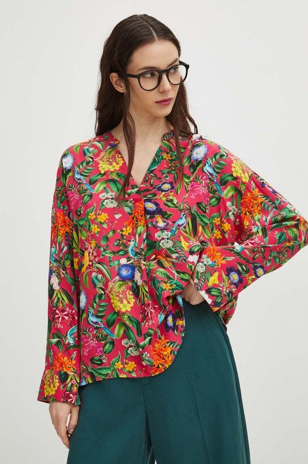 Medicine Bluza Medicine za žene, boja: ružičasta, s uzorkom