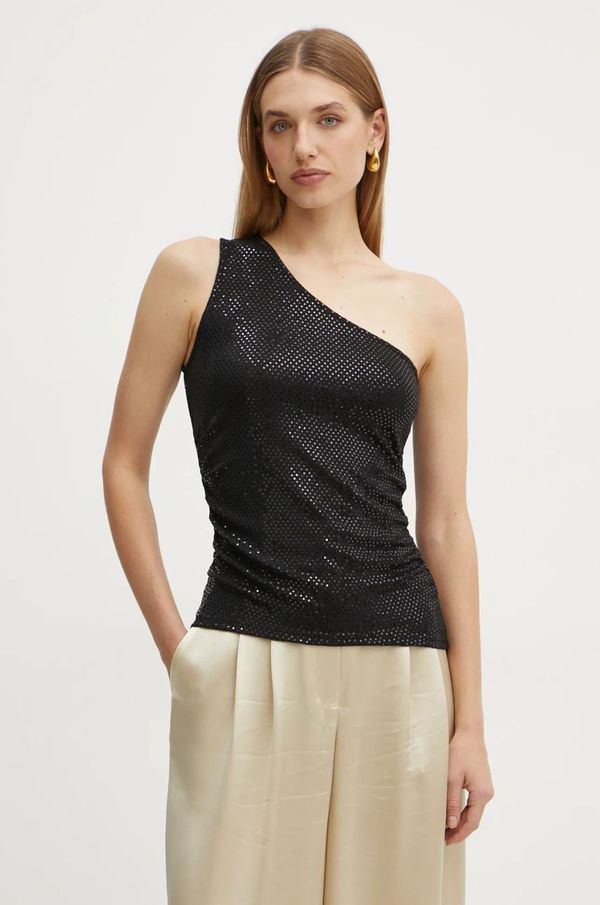 Morgan Bluza Morgan BSHOK za žene, boja: crna, s uzorkom, BSHOK