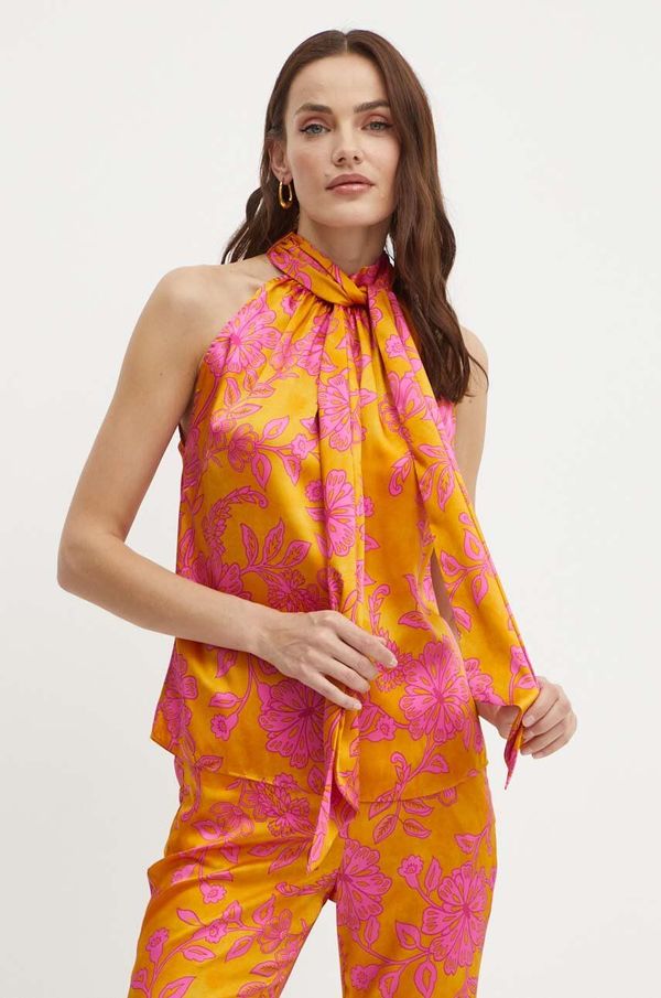 Morgan Bluza Morgan OBLA.F za žene, boja: narančasta, s uzorkom