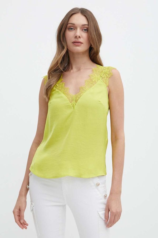 Morgan Bluza Morgan ORLA.N za žene, boja: zelena, bez uzorka, ORLA.N