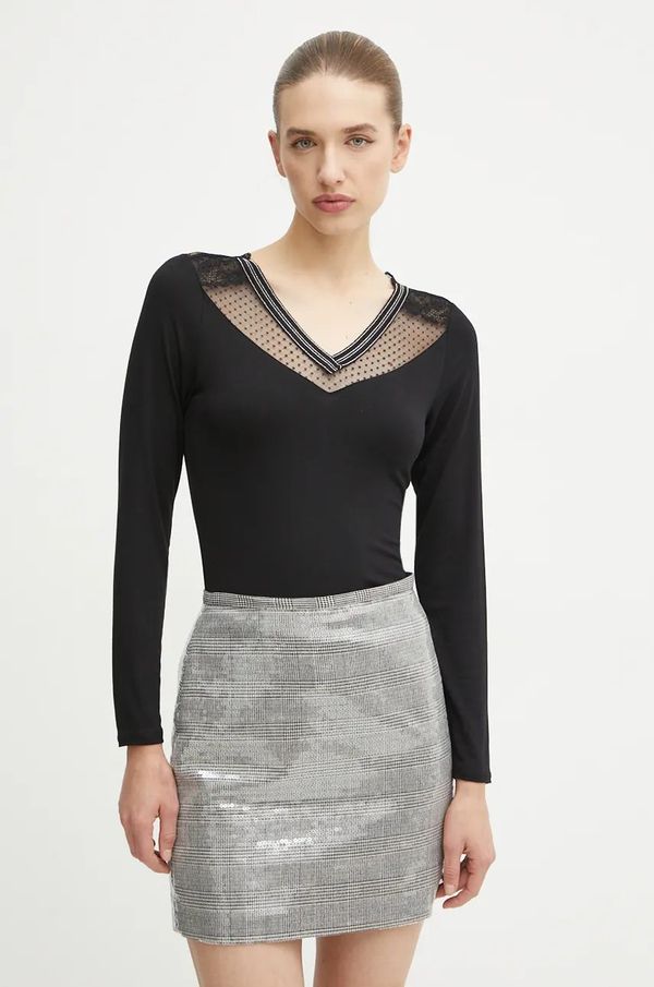 Morgan Bluza Morgan TSCOTT za žene, boja: crna, bez uzorka, TSCOTT