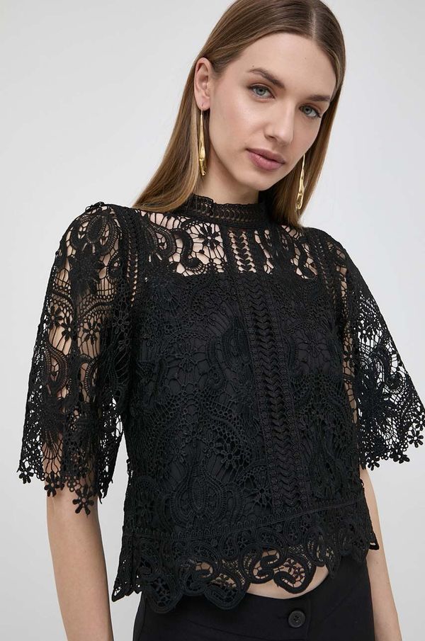 Morgan Bluza Morgan za žene, boja: crna, bez uzorka