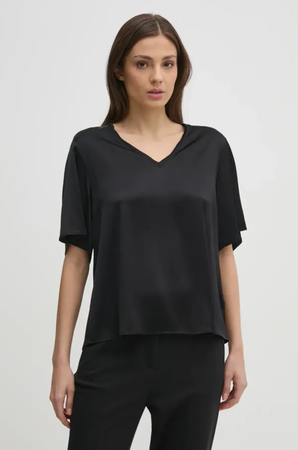 Mos Mosh Bluza Mos Mosh za žene, boja: crna, bez uzorka, 169330