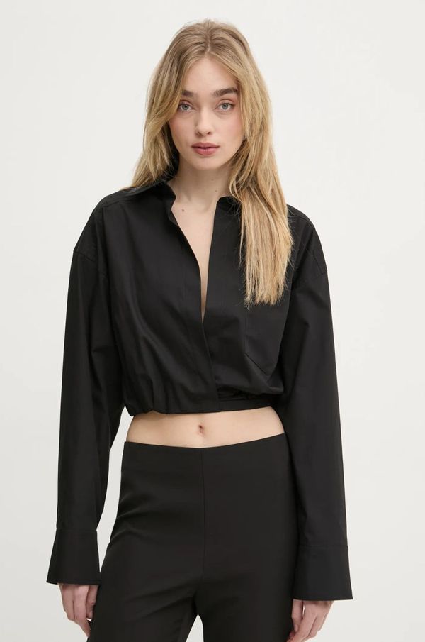 Moschino Jeans Bluza Moschino Jeans za žene, boja: crna, bez uzorka, 0208 3227