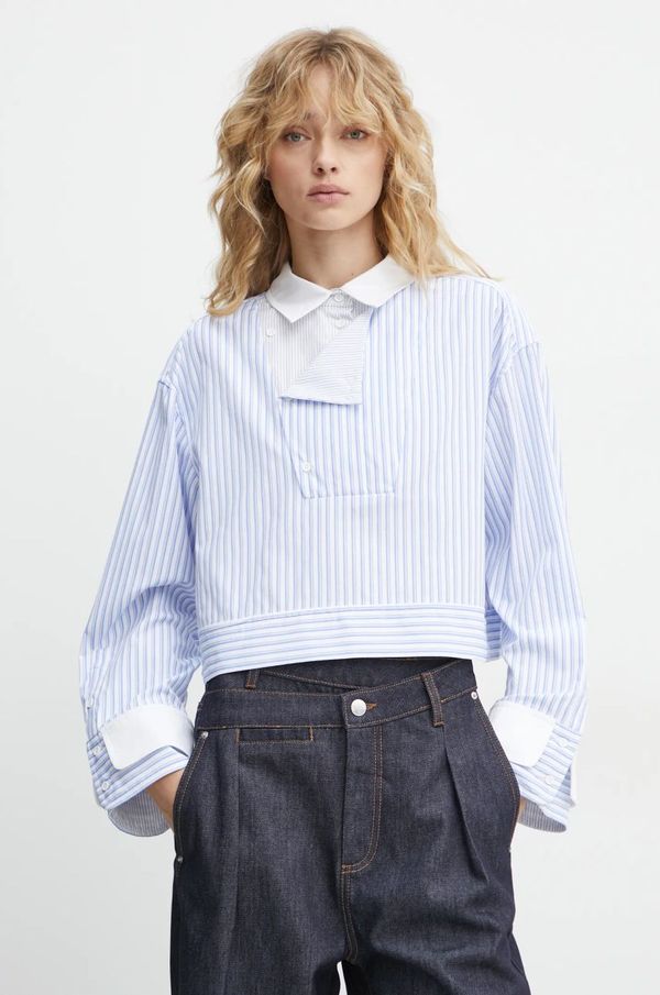 MUNTHE Bluza MUNTHE SPACE za žene, boja: bijela, s uzorkom, 244101424424