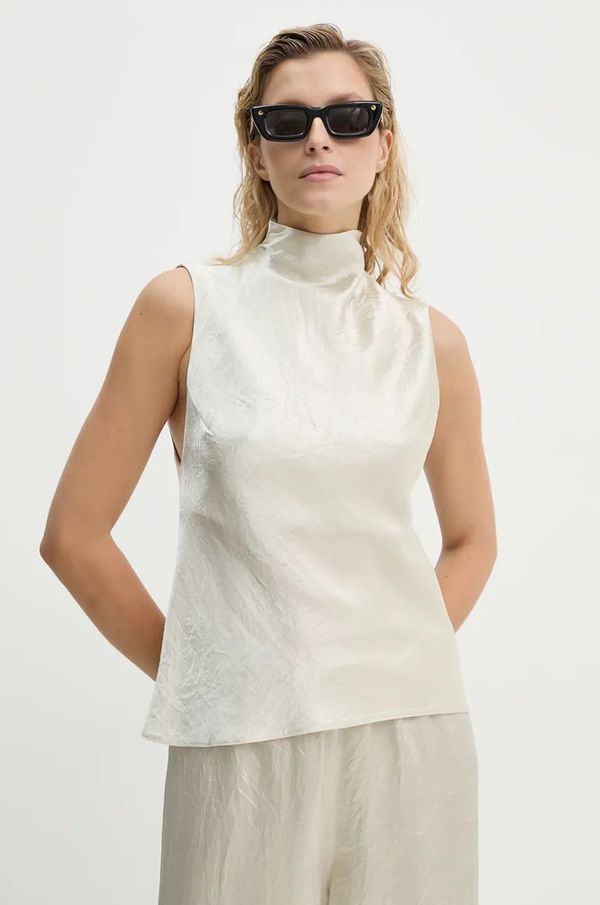 Nanushka Bluza Nanushka COLSON za žene, boja: bež, bez uzorka, NW24PFTP12571