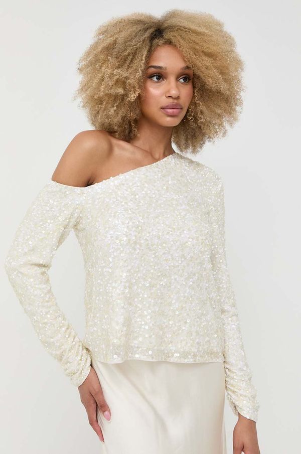 Notes du Nord Bluza Notes du Nord za žene, boja: bež, glatka