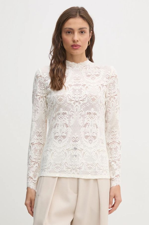 OUI Bluza OUI za žene, boja: bež, bez uzorka, 91003