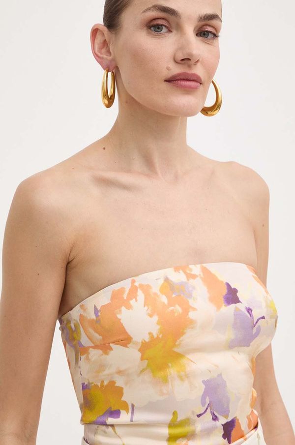 Patrizia Pepe Bluza Patrizia Pepe za žene, boja: narančasta, s uzorkom, 2C1567 A427