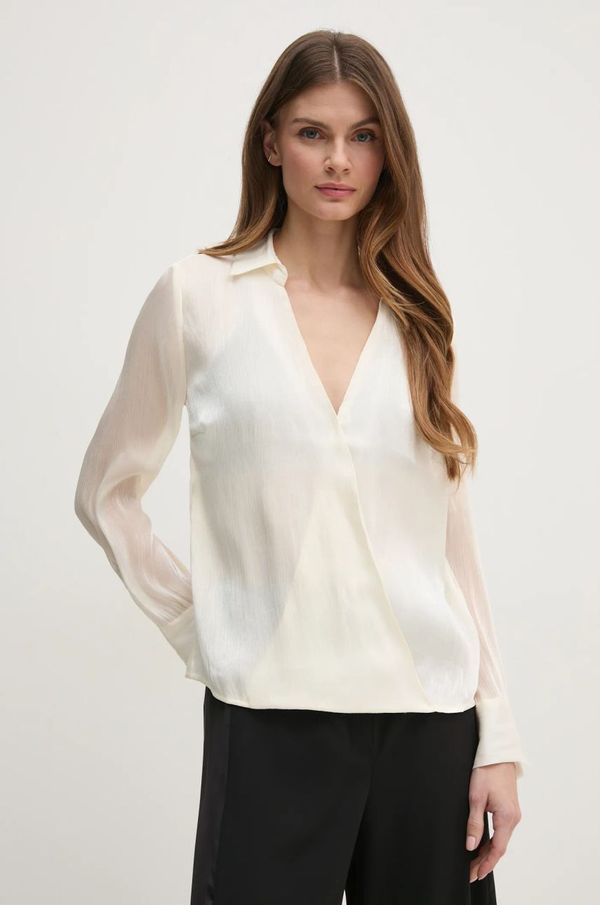 Pedro del Hierro Bluza Pedro del Hierro za žene, boja: bež, bez uzorka, 6638239