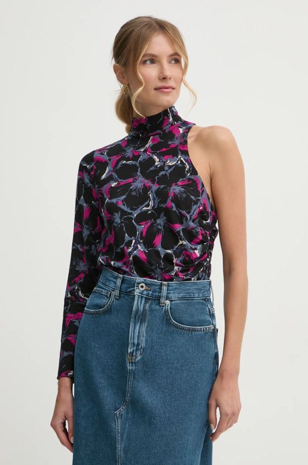 Pepe Jeans Bluza Pepe Jeans ARIA za žene, boja: crna, s uzorkom, PL304974