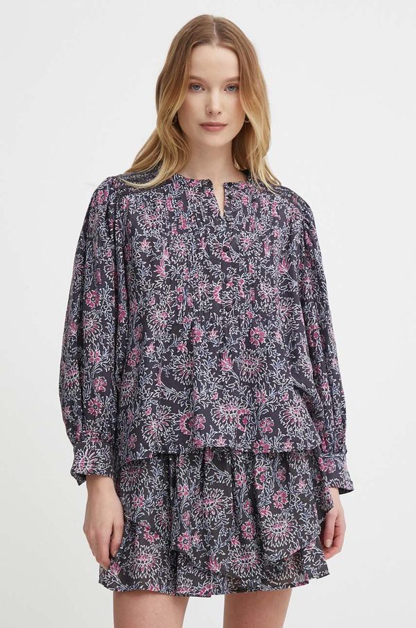 Pepe Jeans Bluza Pepe Jeans DOTTIE za žene, boja: siva, s uzorkom, PL304823