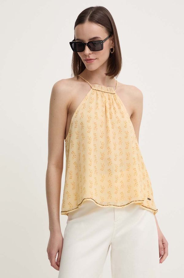 Pepe Jeans Bluza Pepe Jeans MAFFIE za žene, boja: žuta, s uzorkom, PL304886