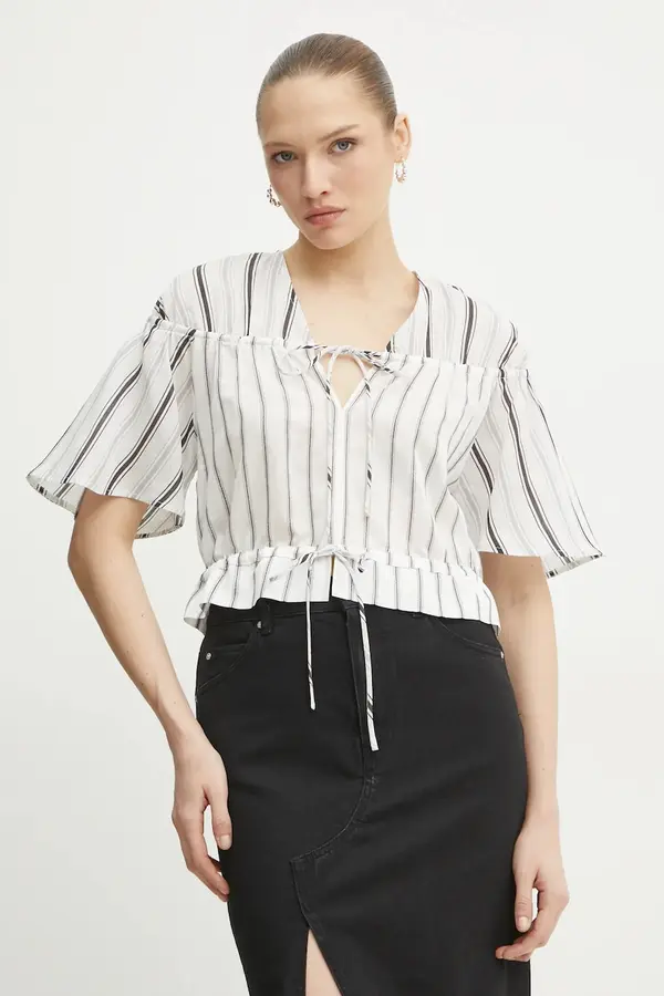 Pinko Bluza Pinko za žene, boja: bijela, s uzorkom, 104947 A2FY