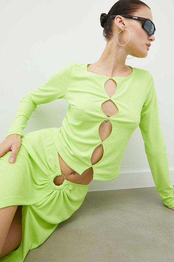 Resume Bluza Résumé za žene, boja: zelena, glatka