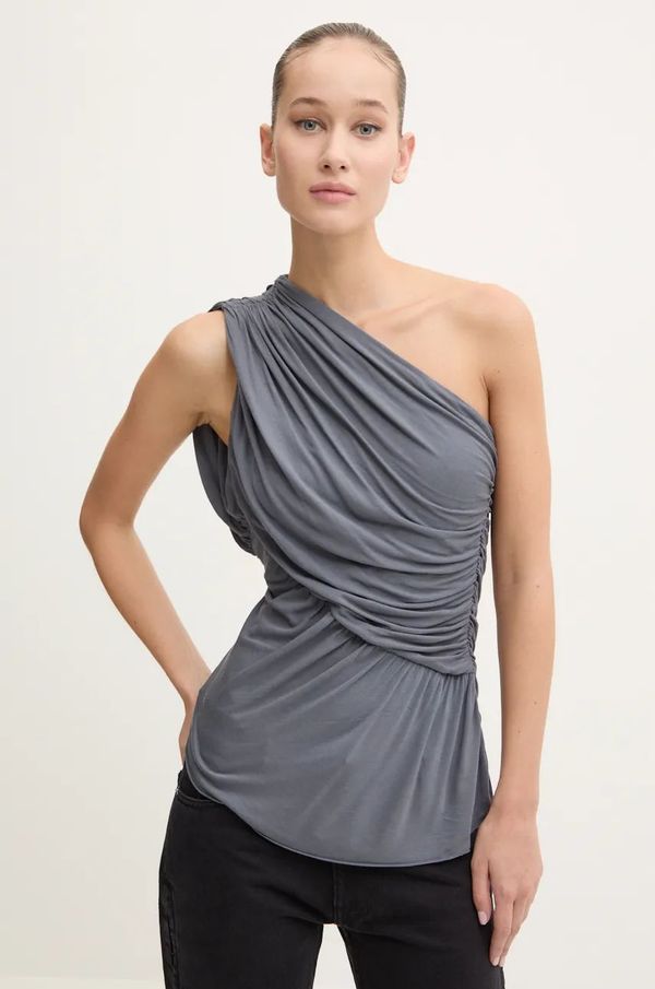 Rick Owens Lilies Bluza Rick Owens Lilies za žene, boja: siva, bez uzorka, LI02D5102RV