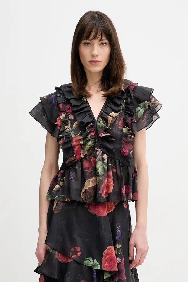 AllSaints Bluza s dodatkom lana AllSaints ALMA
