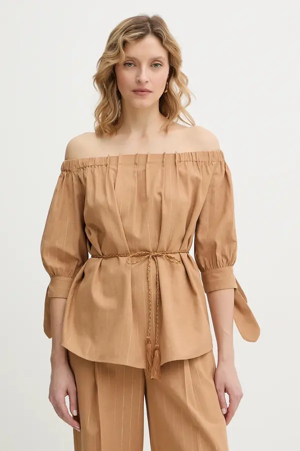 Twinset Bluza s dodatkom lana Twinset