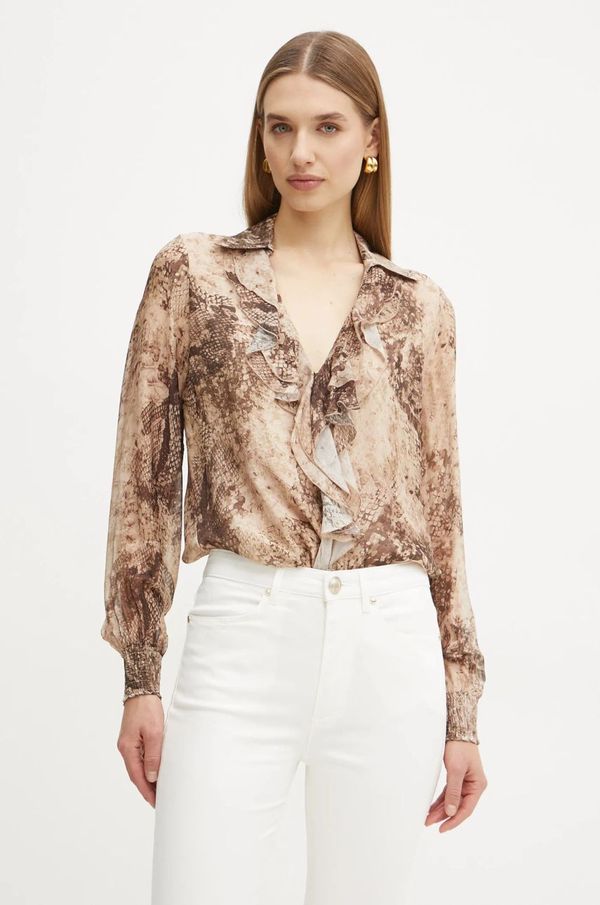 Guess Bluza s dodatkom svile Guess SOAVE boja: bež, s uzorkom, W5RH55 WE550