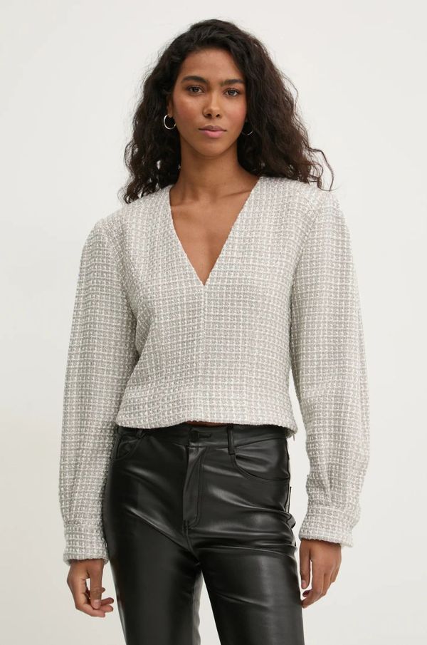 IRO Bluza s dodatkom vune IRO boja: bež, s uzorkom, WM16JILLA