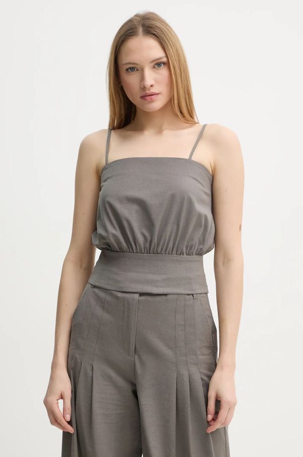 Remain Bluza s dodatkom vune Remain boja: smeđa, bez uzorka, 5023241012