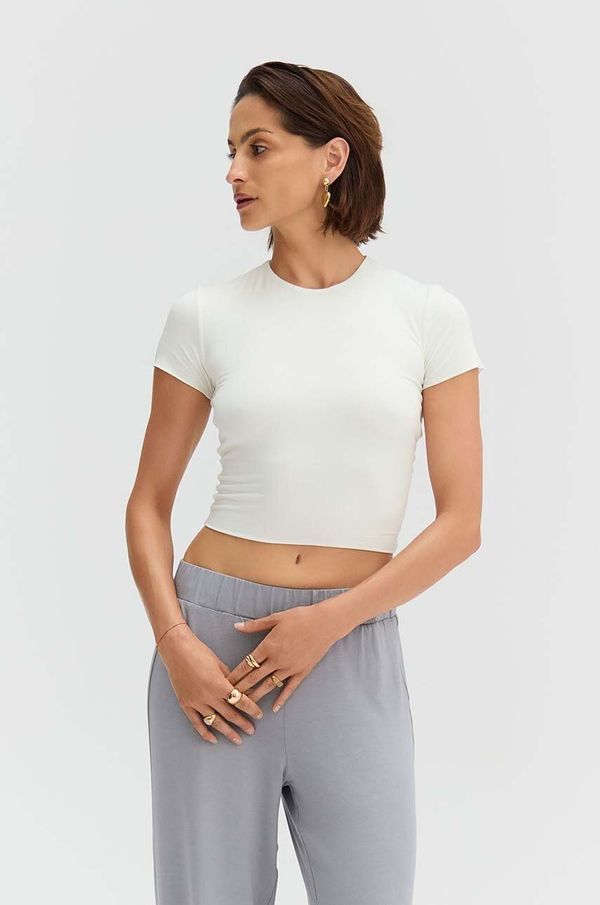 Saint Body Bluza Saint Body za žene, boja: bež, bez uzorka, SB.574