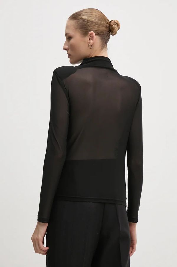 Sandro Ferrone Bluza Sandro Ferrone za žene, boja: crna, bez uzorka, SFS7YBEMODENA