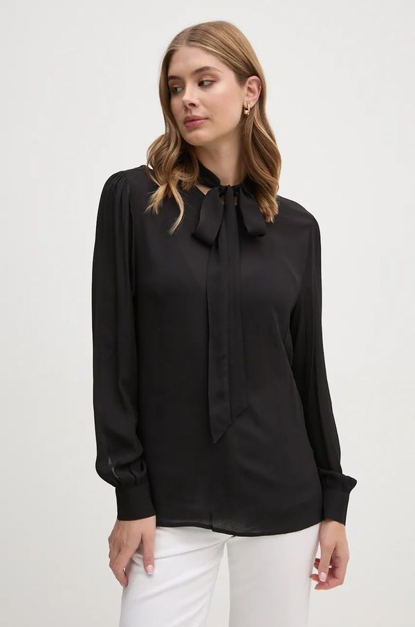 Sisley Bluza Sisley za žene, boja: crna, bez uzorka, 5ZMZLQ07X