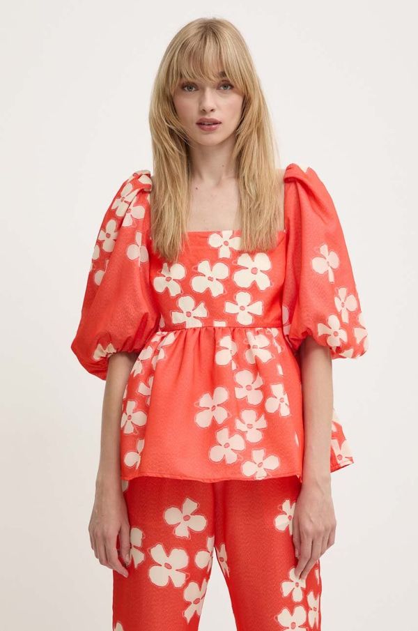 Stine Goya Bluza Stine Goya za žene, boja: narančasta, s uzorkom, SG5967