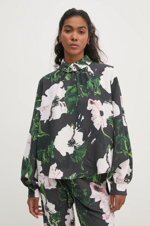 Stine Goya Bluza Stine Goya za žene, boja: siva, s uzorkom, SG-PS25-T004-2259