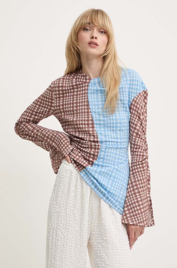 Stine Goya Bluza Stine Goya za žene, boja: smeđa, s uzorkom, SG5889