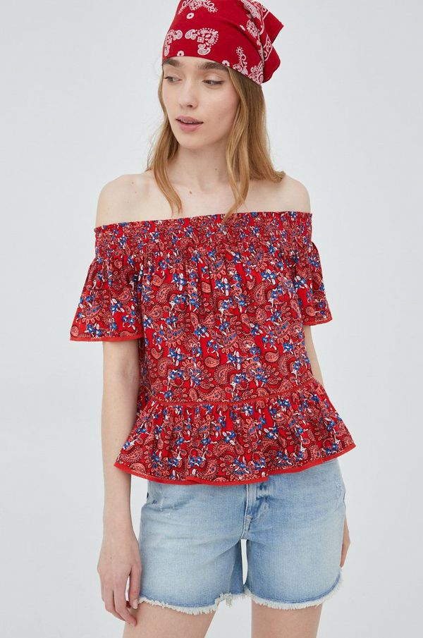 Superdry Bluza Superdry boja: crvena