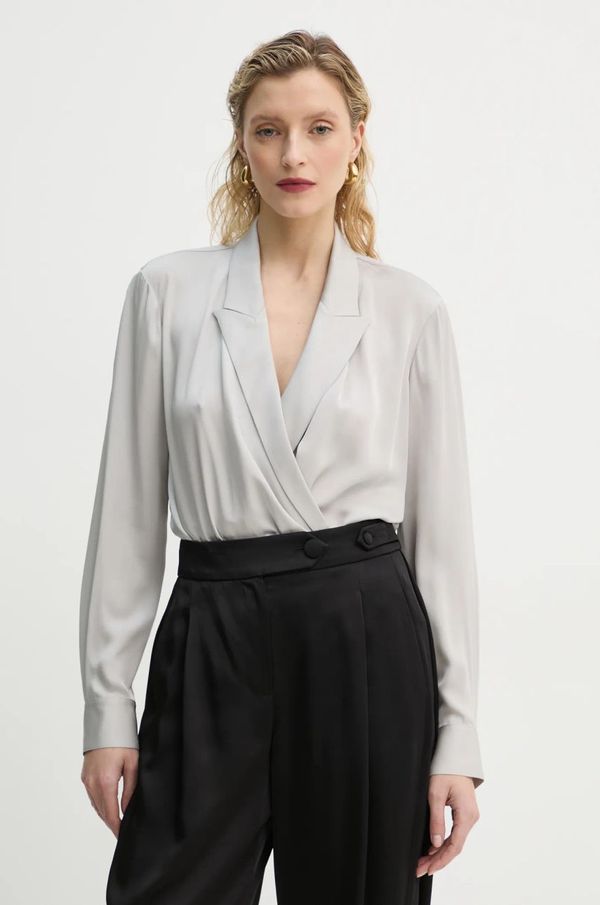 Theory Bluza Theory za žene, boja: siva, bez uzorka, O1102503