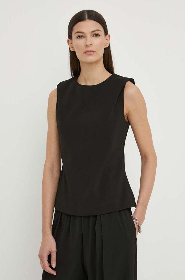 Tiger of Sweden Bluza Tiger Of Sweden za žene, boja: crna, bez uzorka