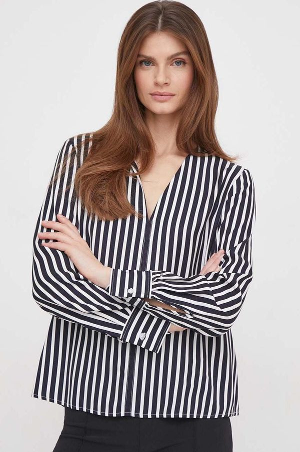 Tommy Hilfiger Bluza Tommy Hilfiger za žene, boja: tamno plava, s uzorkom