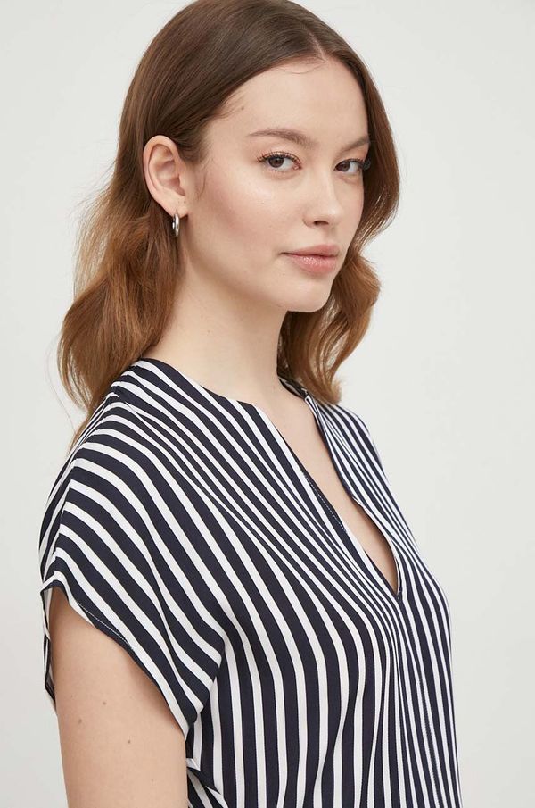 Tommy Hilfiger Bluza Tommy Hilfiger za žene, boja: tamno plava, s uzorkom