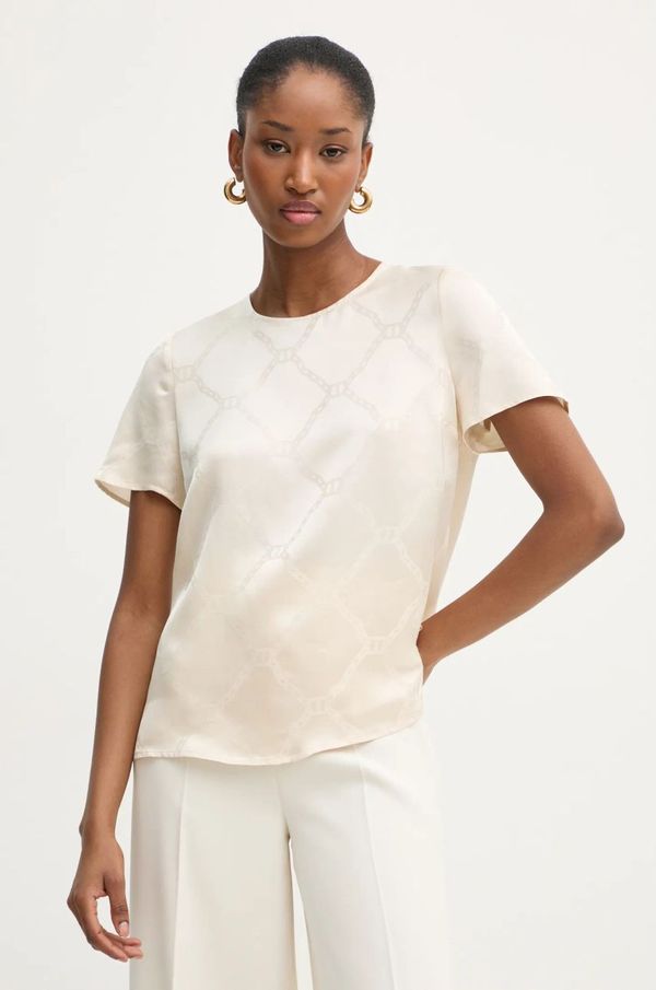 Twinset Bluza Twinset za žene, boja: bež, s uzorkom, 251TP2012