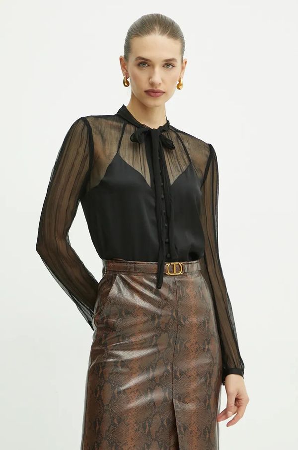 Twinset Bluza Twinset za žene, boja: crna, bez uzorka, 242TT2181