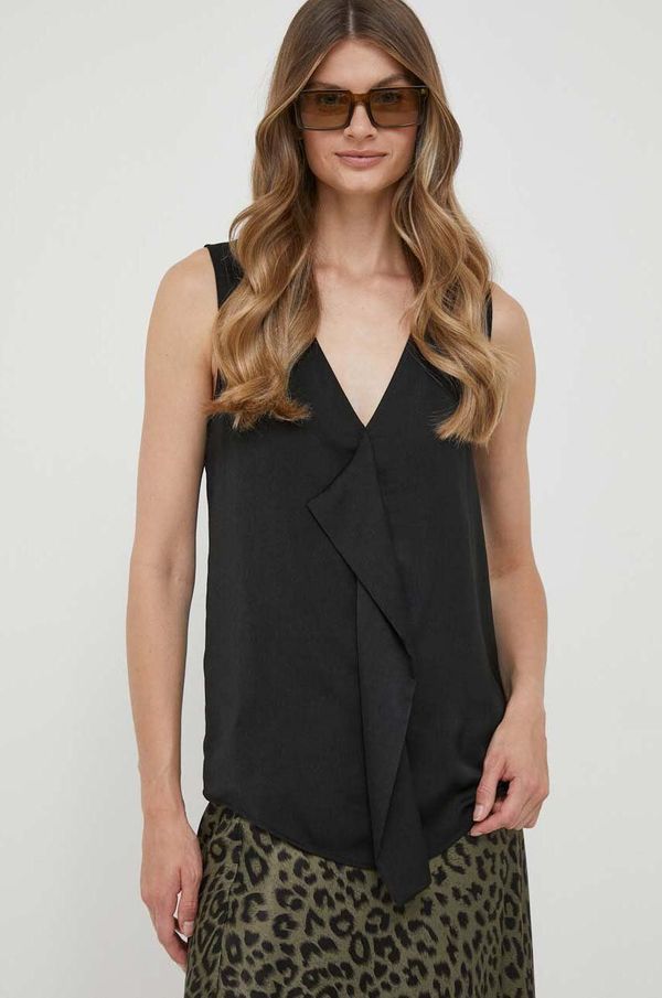 United Colors of Benetton Bluza United Colors of Benetton boja: crna, glatka