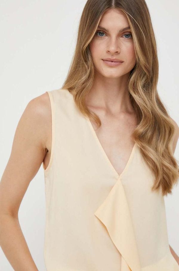 United Colors of Benetton Bluza United Colors of Benetton boja: žuta, glatka