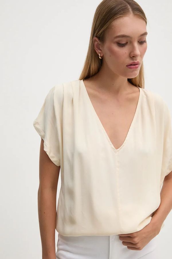 United Colors of Benetton Bluza United Colors of Benetton za žene, boja: bež, bez uzorka, 5KPADQ0A9