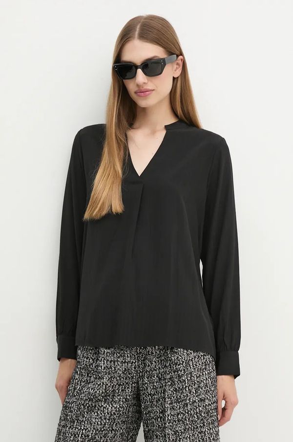 United Colors of Benetton Bluza United Colors of Benetton za žene, boja: crna, bez uzorka, 59WJDQ097