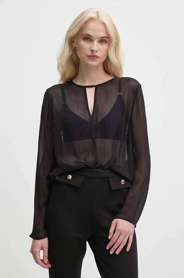 United Colors of Benetton Bluza United Colors of Benetton za žene, boja: crna, bez uzorka, 5TDEDQ09H